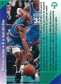 Back of Michael Jordan