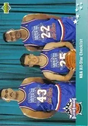 1992-93 Upper Deck European (Italian) #1 (Italian) 1 All Star Checklist