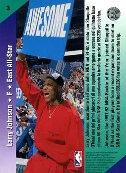 Back of Larry Johnson