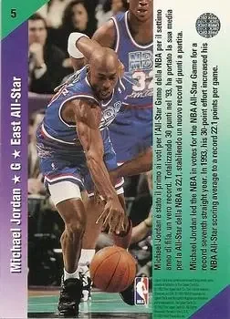 Back of Michael Jordan