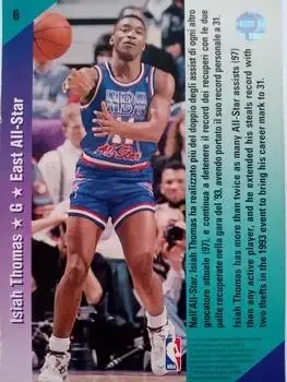 Back of Isiah Thomas