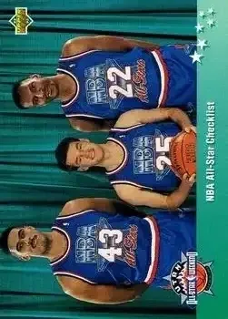 1992-93 Upper Deck European (Spanish) #1 (Spanish) 1 All Star Checklist