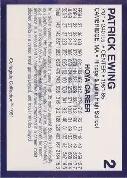 Back of Patrick Ewing