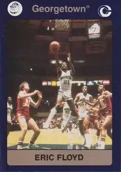 1991 Collegiate Collection Georgetown Hoyas #3 Sleepy Floyd