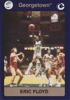 1991 Collegiate Collection Georgetown Hoyas #3 Sleepy Floyd