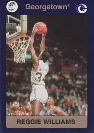 1991 Collegiate Collection Georgetown Hoyas #4 Reggie WIlliams