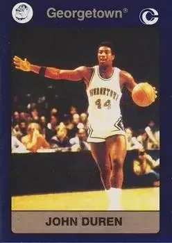 1991 Collegiate Collection Georgetown Hoyas #5 John Duren