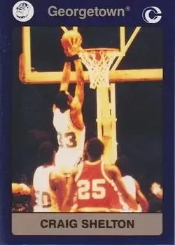 1991 Collegiate Collection Georgetown Hoyas #6 Craig Shelton