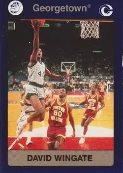 1991 Collegiate Collection Georgetown Hoyas #10 David Wingate