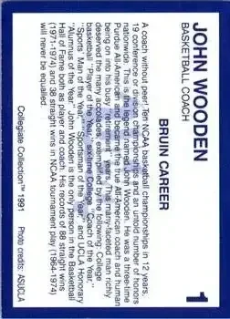 Back of John Wooden