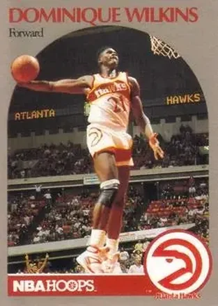 1991 Hoops 100 Superstars #4 Dominique Wilkins