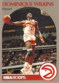 1991 Hoops 100 Superstars #4 Dominique Wilkins