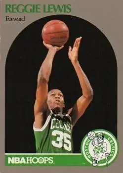 1991 Hoops 100 Superstars #6 Reggie Lewis