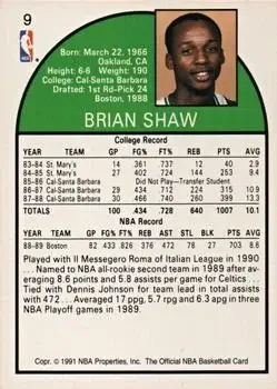 Back of Brian Shaw