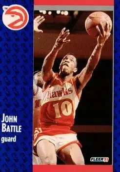 1991-92 Fleer #1 John Battle