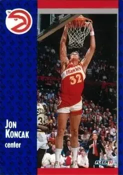 1991-92 Fleer #2 Jon Koncak