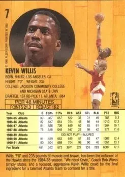 Back of Kevin Willis