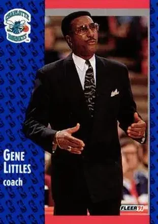 1991-92 Fleer #22 - Gene Littles - Charlotte Hornets