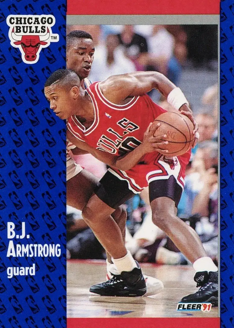 1991-92 Fleer #25 B.J. Armstrong