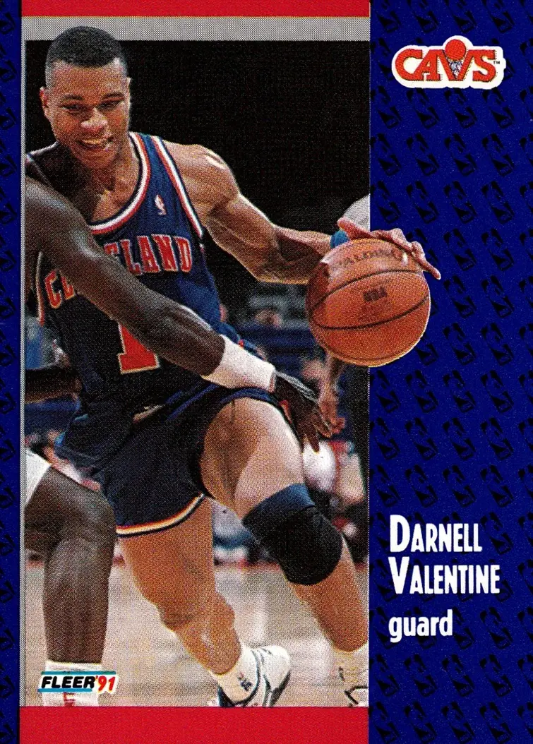 1991-92 Fleer #39 Darnell Valentine