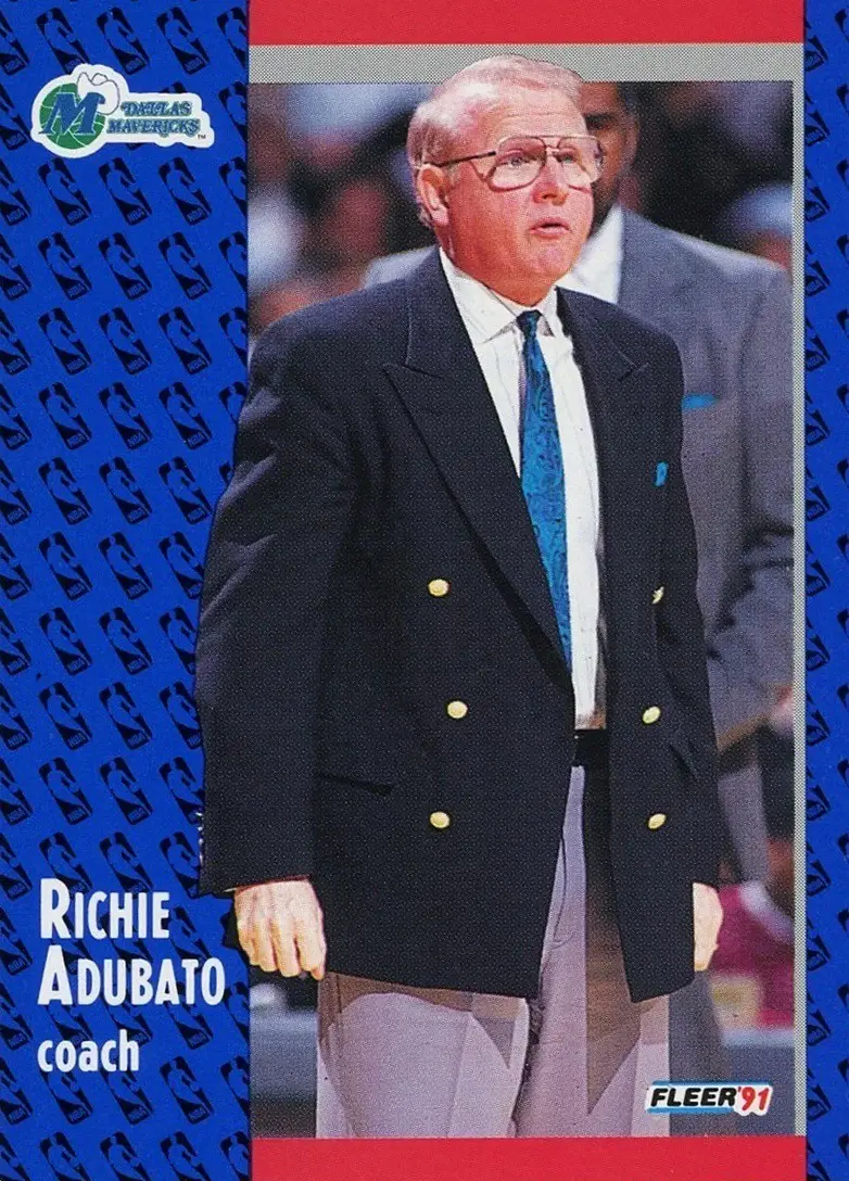 1991-92 Fleer #42 Richie Adubato