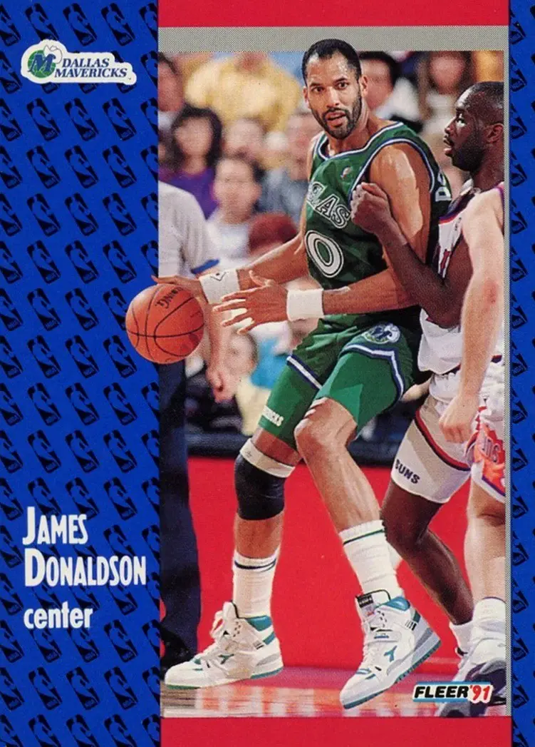 1991-92 Fleer #44 James Donaldson