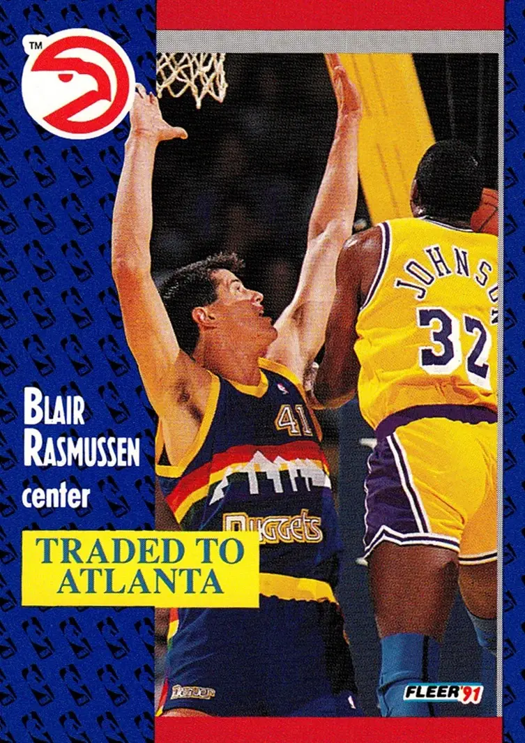 1991-92 Fleer #52 Blair Rasmussen