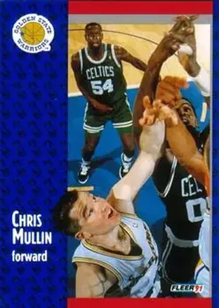 1991-92 Fleer #69 - Chris Mullin - Golden State Warriors