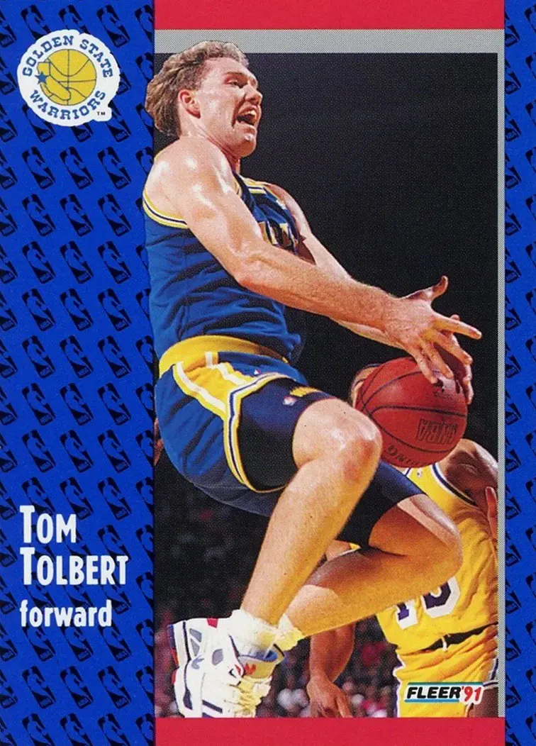 1991-92 Fleer #72 Tom Tolbert