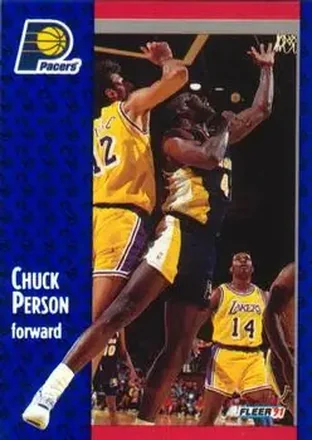 1991-92 Fleer #84 - Chuck Person - Indiana Pacers