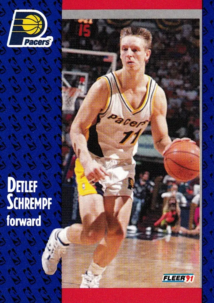 1991-92 Fleer #85 Detlef Schrempf