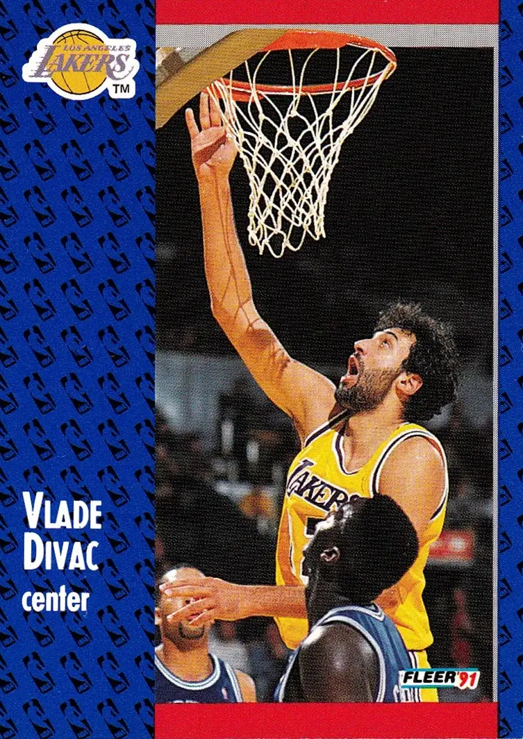 1991-92 Fleer #97 Vlade Divac