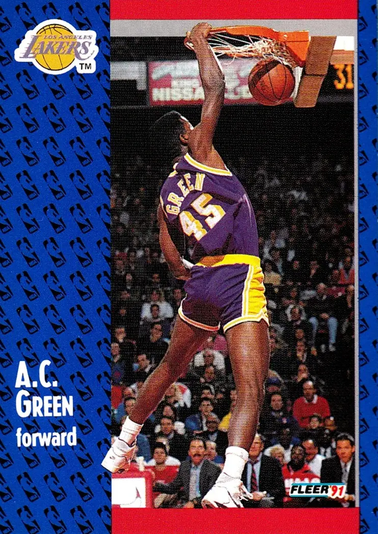 1991-92 Fleer #99 A.C. Green