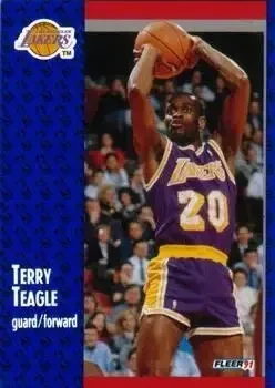 1991-92 Fleer Tony's Pizza #S-1 Terry Teagle