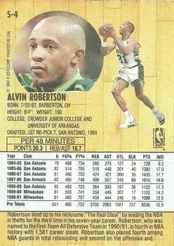 Back of Alvin Robertson