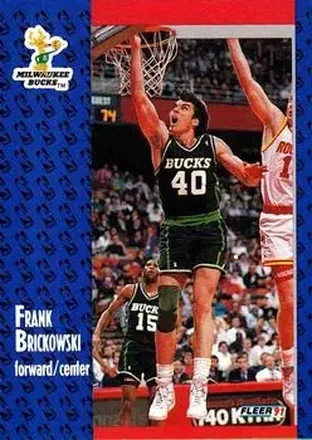 1991-92 Fleer Tony's Pizza #S-6 Frank Brickowski