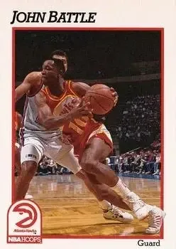 1991-92 Hoops #1 John Battle