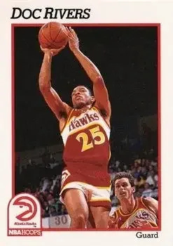 1991-92 Hoops #4 Doc Rivers