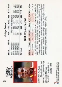 Back of Rumeal Robinson