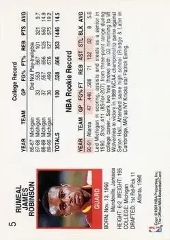 Back of Rumeal Robinson