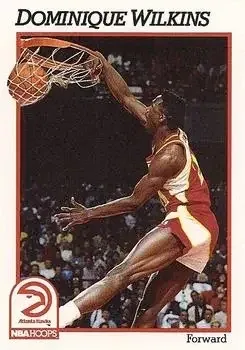 1991-92 Hoops #7 Dominique Wilkins