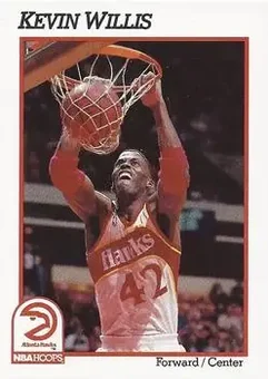 1991-92 Hoops #8 - Kevin Willis - Atlanta Hawks 1991-92 Hoops #8 - Kevin Willis - Atlanta Hawks