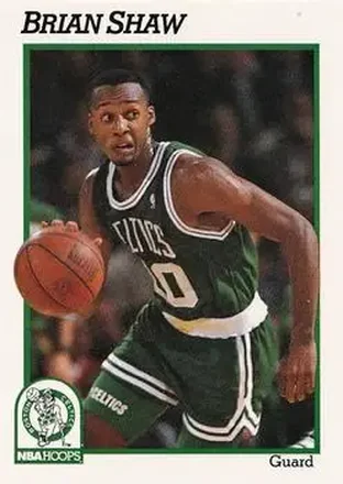 1991-92 Hoops #17 - Brian Shaw - Boston Celtics