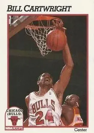 1991-92 Hoops #27 - Bill Cartwright - Chicago Bulls
