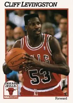 1991-92 Hoops #32 - Cliff Levingston - Chicago Bulls