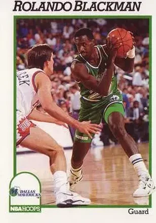 1991-92 Hoops #43 - Rolando Blackman - Dallas Mavericks