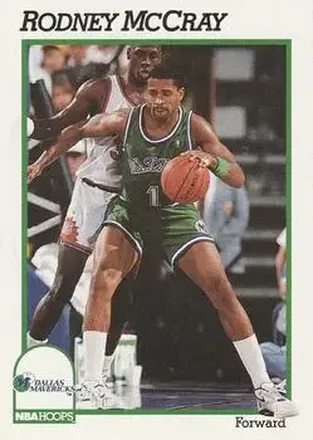 1991-92 Hoops #48 - Rodney McCray - Dallas Mavericks