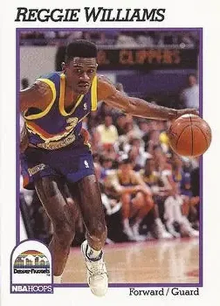 1991-92 Hoops #56 - Reggie WIlliams - Denver Nuggets 1991-92 Hoops #56 - Reggie WIlliams - Denver Nuggets