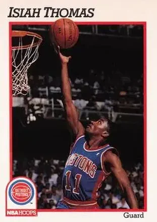1991-92 Hoops #66 - Isiah Thomas - Detroit Pistons