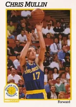 1991-92 Hoops #72 - Chris Mullin - Golden State Warriors